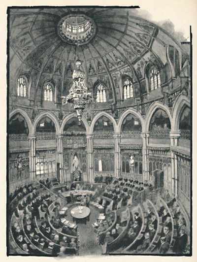 The Guildhall - valtuustohuone, 1891 tekijältä William Luker