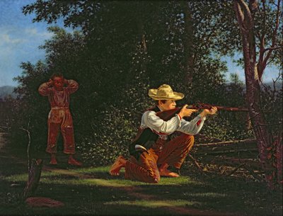 Piirustus helmi metsäkauriin (öljy kankaalle) tekijältä William M Davis