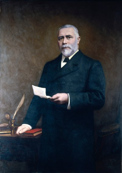 Sir William White (1845-1913), noin 1902 (öljy kankaalle). tekijältä William Mainwaring Palin
