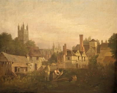 Gloucester luoteesta, noin 1820 tekijältä William Marlow