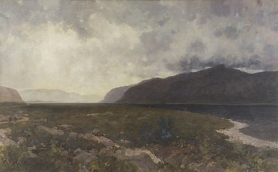 Loch Maree Grudien sillalta, n. 1905 (öljy kankaalle) tekijältä William Matthew Hale