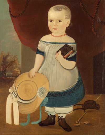 Lapsi olkihattu, n. 18461873. tekijältä William Matthew Prior