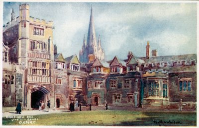 Brasenose College, Old Quad tekijältä William Matthison