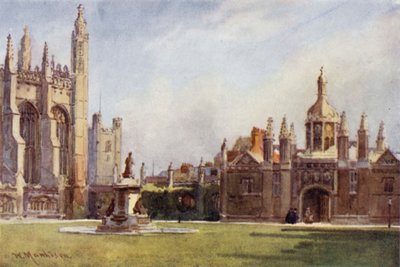 Kings College Chapel ja Entrance Court, Fellows Buildingsista tekijältä William Matthison