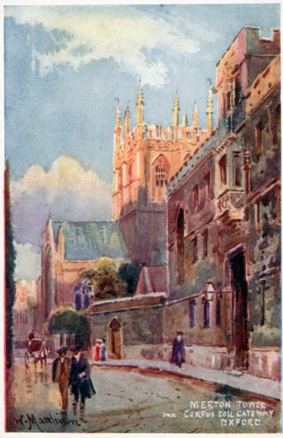 Merton College Tower, Corpus Christi Gatewayfinn tekijältä William Matthison