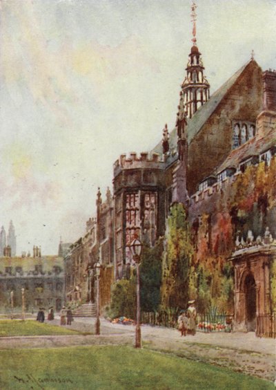 Oriel Hallin ikkuna, Trinity Great Court tekijältä William Matthison