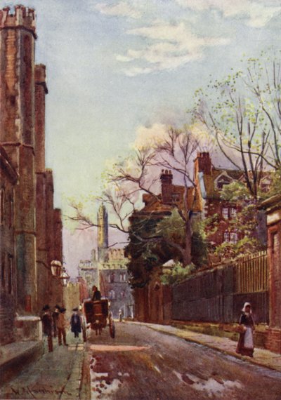 Queens Lane, vanhan Mill Streetin paikka tekijältä William Matthison