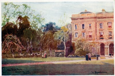 Deer Park, Magdalen College, uudet rakennukset tekijältä William Matthison