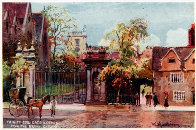 Trinity College, portti ja kappeli, Broad St tekijältä William Matthison