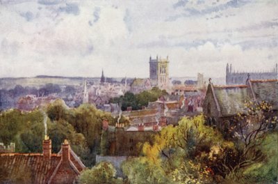 Näkymä Cambridgeen Castle Hilliltä tekijältä William Matthison
