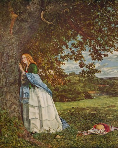 The Talking Oak Tennyson, 1857, c1915 tekijältä William Maw Egley
