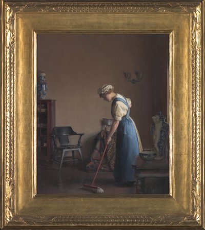 Tyttöjen lakaisu, n. 1912 tekijältä William McGregor Paxton