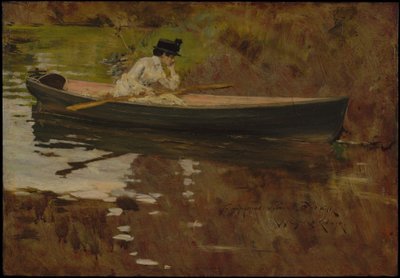 Alice Gerson Prospect Parkissa tekijältä William Merritt Chase