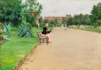 Kaupungin puisto tekijältä William Merritt Chase