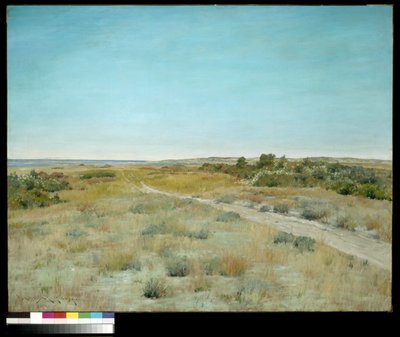 Syksyn ensimmäinen kosketus (öljy kankaalle) tekijältä William Merritt Chase