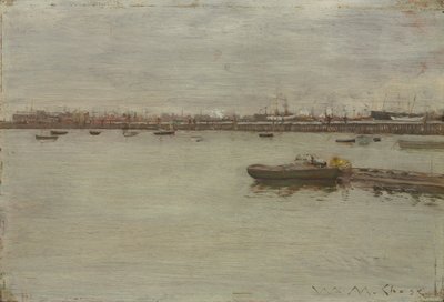 Grey Day on the Bay, n. 1886. tekijältä William Merritt Chase