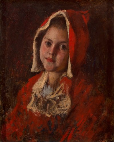 Punahilkka (öljy kankaalle) tekijältä William Merritt Chase