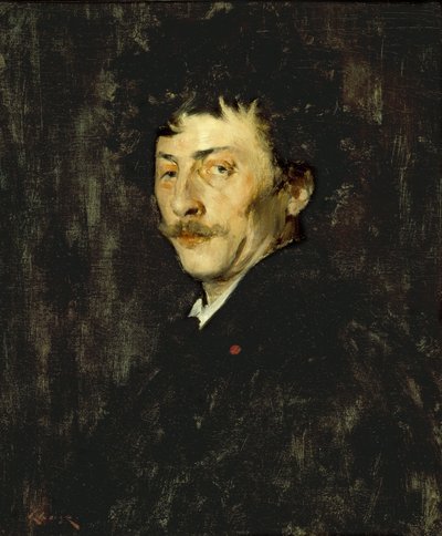 Pablo de Sarasate: Muotokuva viulistista, noin 1875. tekijältä William Merritt Chase