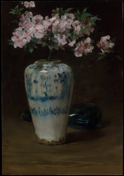 Pink Azalea – kiinalainen maljakko tekijältä William Merritt Chase