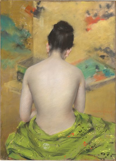 Tutkimus lihan väristä ja kullasta, 1888. tekijältä William Merritt Chase
