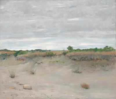 Tuulen pyytämä hiekka, 1894. tekijältä William Merritt Chase