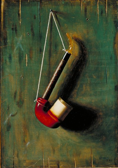 Meerschaum Pipe, 1886 tekijältä William Michael Harnett