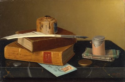 Pankkiirien pöytä, 1877. tekijältä William Michael Harnett