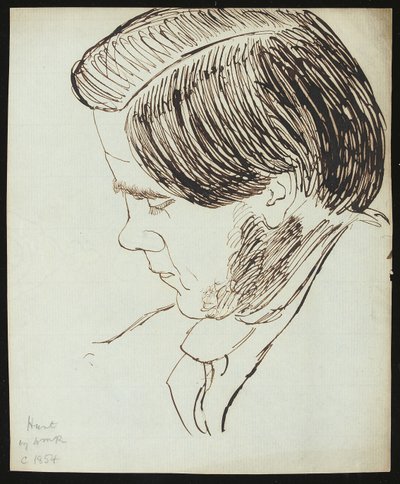 Muotokuva William Holman Huntista, 1854 tekijältä William Michael Rossetti