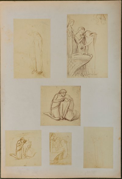Opinnot "La Belle Dame Sans Merci" -teosta varten tekijältä William Michael Rossetti