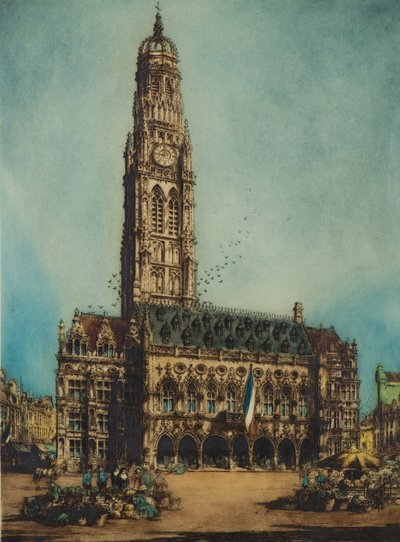 Kaupungintalo, Arras (etsaus) tekijältä William Monk
