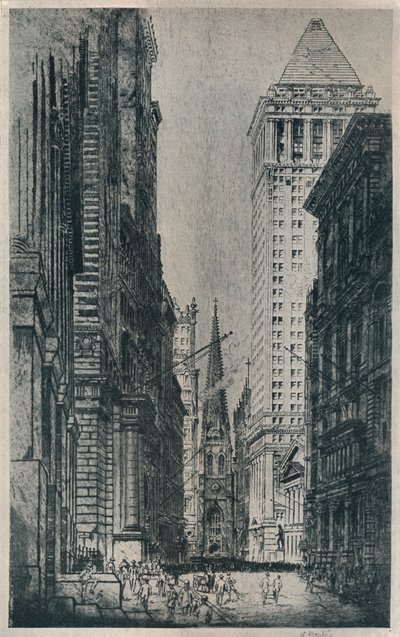 Wall Street, New York, 1913 tekijältä William Monk