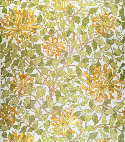 "Honeysuckle" -malli, 1883 tekijältä William Morris