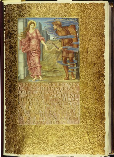 Venus ja Aeneas, Vergiliusin "Aeneis" kirjan I avaus tekijältä William Morris