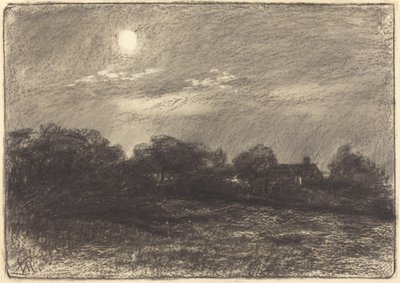 Ilta, maatilamaisema tekijältä William Morris Hunt