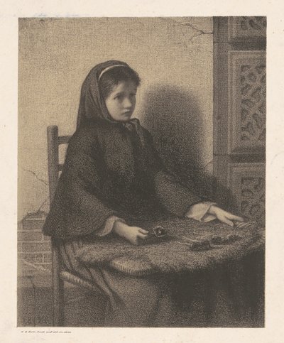 Violetti Tyttö tekijältä William Morris Hunt