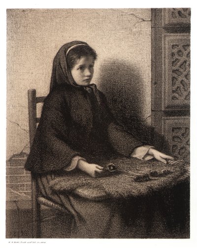 Violetti tyttö tekijältä William Morris Hunt