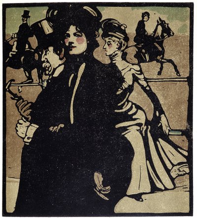 Aristokraatit kilpailuissa, Lontoo - teoksessa ”Type of London”, kirjoittanut William Nicholson (1872-1949), toim. Floury tekijältä William Nicholson