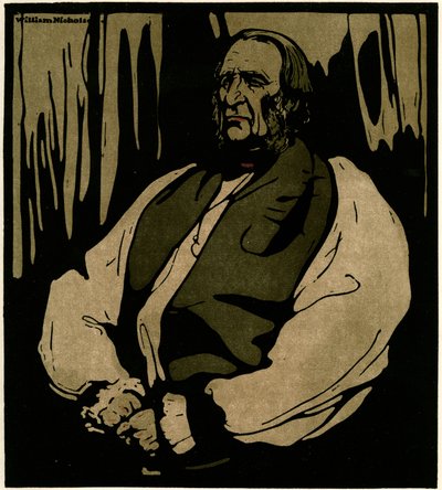 Dr Temple, Canterburyn arkkipiispa, n. 1898 (chromolitho) tekijältä William Nicholson