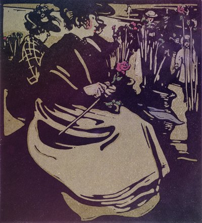 Flower Girl from "London Types", julkaisija William Heinemann tekijältä William Nicholson