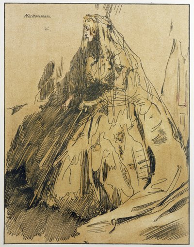 Miss Havisham, kuvitus 