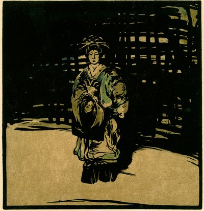 Sada Yacco, n. 1902 (chromolitho) tekijältä William Nicholson