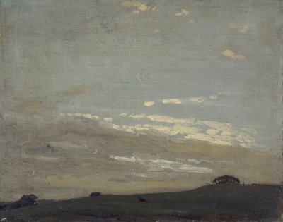 Hopeinen auringonlasku, 1909-1910. tekijältä William Nicholson