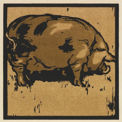 The Square Book of Animals: The Learned Pig tekijältä William Nicholson