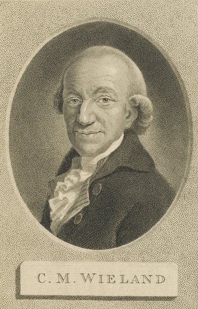 Runoilijan ja kirjailijan Christoph Martin Wielandin muotokuva 1733-1813, 1800. tekijältä William Nutter