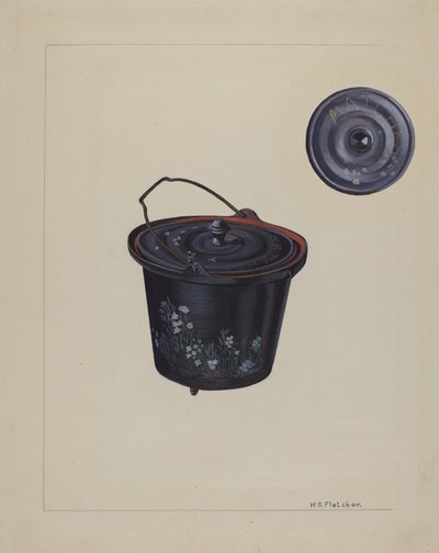 Lasten leluraudan vedenkeitin, n. 1937. tekijältä William O. Fletcher