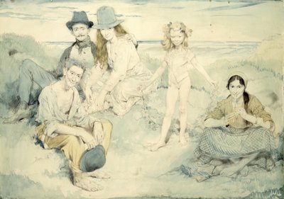 Irlannin rannalla tekijältä William Orpen