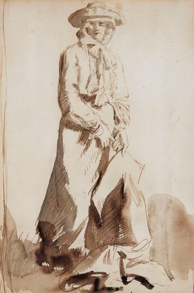 Gracen muotokuva, taiteilijan vaimo, tekijältä William Orpen
