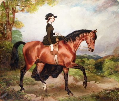 Muotokuva rouva Thomas Conollysta Castletown Co.Kildaresta (öljy kankaalle) tekijältä William Osbourne