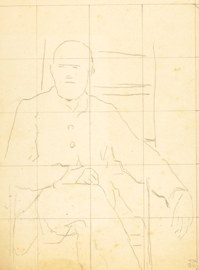 Vanhus istuu tuolilla tekijältä William Page