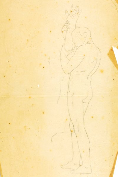 Mooses, Aaron ja Huur Horebin vuorella (tutkimus - kuva oikealla). tekijältä William Page